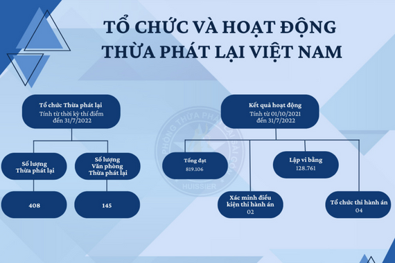 Tổ chức và hoạt động Thừa phát lại Việt Nam